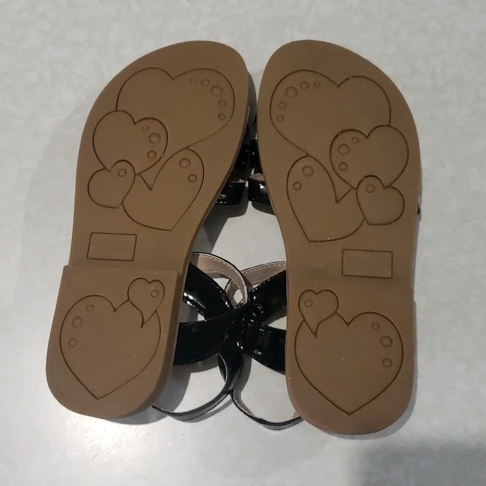 Black‎ Gymboree Size3 Sandals